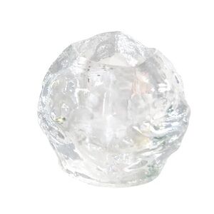 Vintage Kosta Boda Glass Snowball Candle Holder Mid-Century Modern
